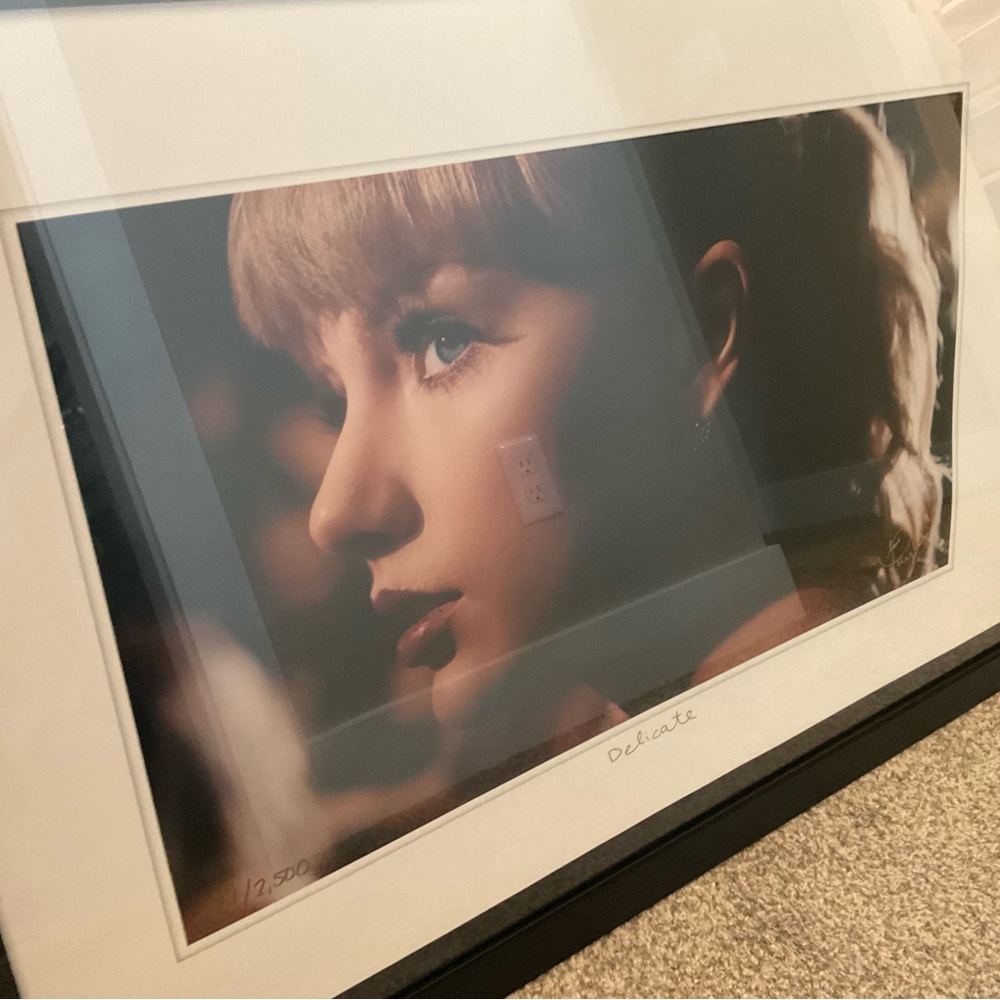 Taylor Swift Delicate Lithograph FIRST EDITION HAND NUMBERED rep era